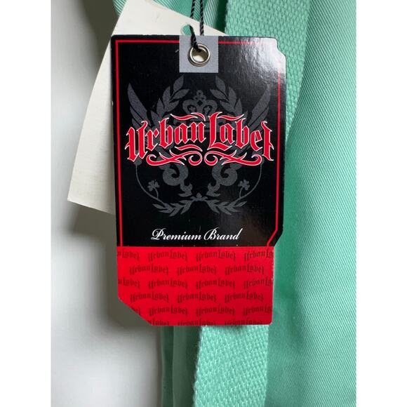 Urban Label Men’s Shorts Sz 38 Grunge Skater Y2K Shamrock Green New With Tags - Picture 2 of 11